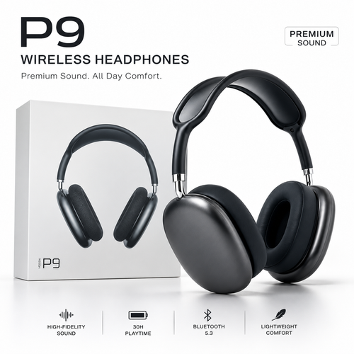 P9 Wireless Headphones |Headset with Active ANC ENC