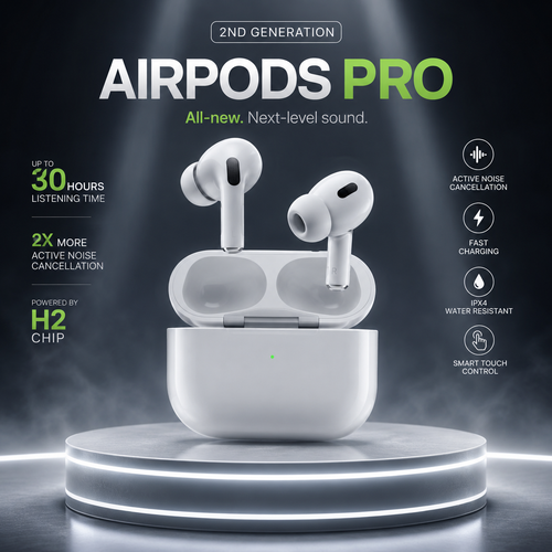 Pro-02 Wireless Earbuds with Active ANC| ENC